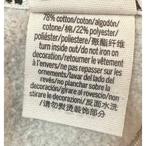 Pink Victoria's Secret Campus Crew Sweatshirt Gray Fleece Lined Size XS - Picture 10 of 10